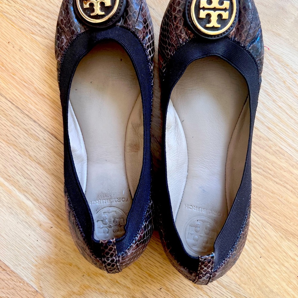 Tory Burch flats size 6.5. Used lots of life left.